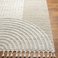 KYRA Tapis Scandinave I Tapis Moderne, Salon, Chambre I Tapis Contemporain, Poils Courts, Doux, Durable, Entretien Facile I Gris, Ivoire