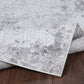 ARYEH Tapis Scandinave I Tapis Moderne, Salon, Chambre I Tapis Contemporain, Poils Courts, Doux, Entretien Facile I Blanc, Gris