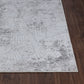 ARYEH Tapis Scandinave I Tapis Moderne, Salon, Chambre I Tapis Contemporain, Poils Courts, Doux, Entretien Facile I Blanc, Gris