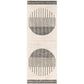 NEERBOSCH Tapis Scandinave I Tapis Moderne, Couloir, Salon, Chambre I Tapis Contemporain, Poils Courts, Doux, Durable I Blanc, Noir