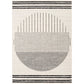 NEERBOSCH Tapis Scandinave I Tapis Moderne, Couloir, Salon, Chambre I Tapis Contemporain, Poils Courts, Doux, Durable I Blanc, Noir