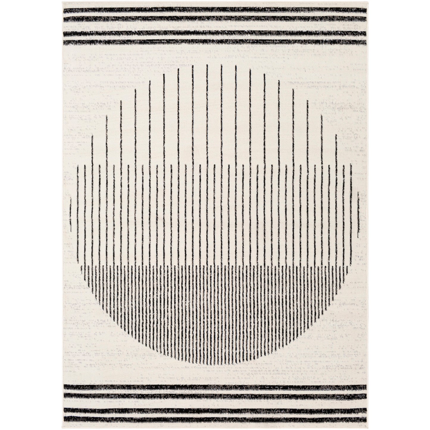 NEERBOSCH Tapis Scandinave I Tapis Moderne, Couloir, Salon, Chambre I Tapis Contemporain, Poils Courts, Doux, Durable I Blanc, Noir