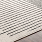 NEERBOSCH Tapis Scandinave I Tapis Moderne, Couloir, Salon, Chambre I Tapis Contemporain, Poils Courts, Doux, Durable I Blanc, Noir