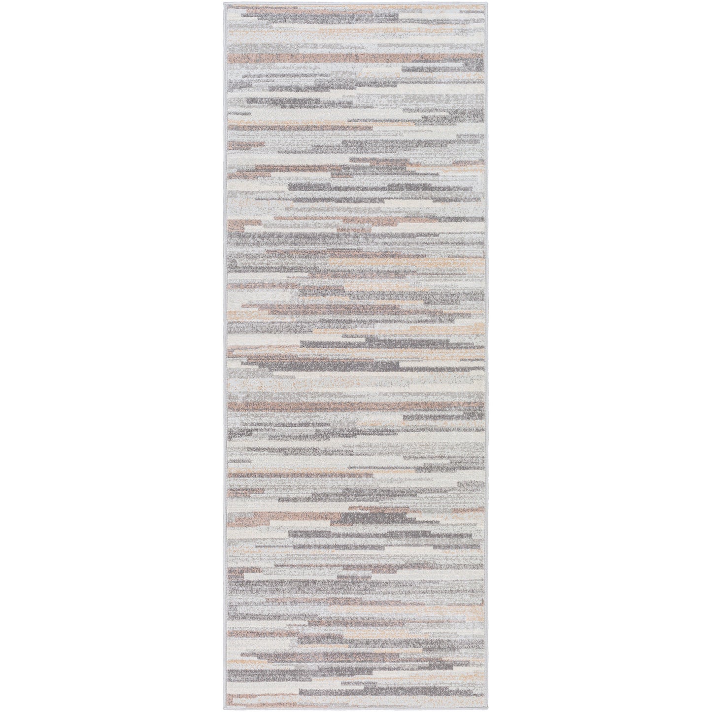 BEAUVAIS Tapis Scandinave I Tapis Moderne, Couloir, Salon, Chambre I Tapis Contemporain, Poils Courts, Doux, Durable I Blanc, Brun