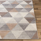 OSHAAR Tapis Scandinave I Tapis Moderne, Salon, Chambre I Tapis Contemporain, Poils Courts, Doux, Entretien Facile I Blanc, Brun