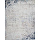 SHERBORNE Tapis Abstrait I Tapis Moderne, Couloir, Salon, Chambre I Tapis Design Marbre à Poils Courts, Doux I Ivoire, Gris, Bleu