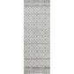 ROLDE Tapis Berbère I Tapis Traditionnel, Couloir, Salon, Chambre I Tapis Ethnique à Poils Courts, Doux, Entretien Facile I Blanc, Gris