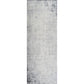 SHERBORNE Tapis Abstrait I Tapis Moderne, Couloir, Salon, Chambre I Tapis Design Marbre Moucheté à Poils Courts, Doux I Blanc, Gris