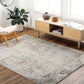 SHERBORNE Tapis Abstrait I Tapis Moderne, Couloir, Salon, Chambre I Tapis Design Marbre Moucheté à Poils Courts, Doux I Gris, Brun