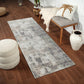 BRINDA Tapis Abstrait I Tapis Moderne, Couloir, Salon, Chambre I Tapis Design Marbre Moucheté à Poils Courts, Doux, Durable I Gris, Brun