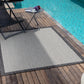 VANDER Tapis Extérieur I Tapis Bohème Extérieur et Intérieur, Terrasse, Balcon, Véranda, Salon, Cuisine, Entretien Facile I Gris, Ivoire