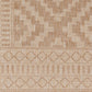 KIRKMAN Tapis Extérieur Aspect Jute I Tapis Bohème Extérieur et Intérieur, Terrasse, Balcon, Véranda, Salon, Cuisine I Ivoire, Beige