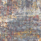 LOIRE Tapis Abstrait I Tapis Moderne, Salon, Chambre I Tapis Design Marbre Moucheté à Poils Courts, Doux, Durable I Multicolore, Bleu