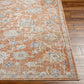 ERLANGER Tapis Lavable en Machine I Tapis Persan, Salon, Cuisine I Tapis Vintage Oriental, Poils Courts, Doux, Durable I Terracotta