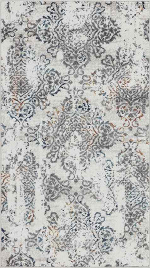 SHANTELL Tapis Vintage I Tapis Persan, Salon, Chambre I Tapis Traditionnel Oriental, Poils Courts, Doux, Entretien Facile I Bleu, Orange