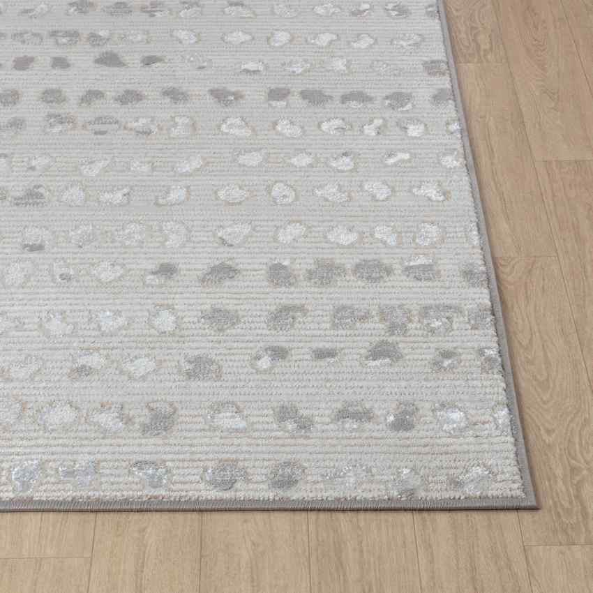 TEANDRE Tapis Scandinave I Tapis Moderne, Salon, Chambre I Tapis Contemporain, Poils Courts, Doux, Entretien Facile I Beige, Blanc